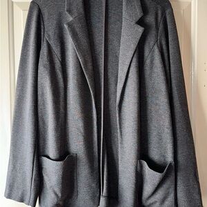 J. Jill Gray Blazer with Pockets EUC size S career wear